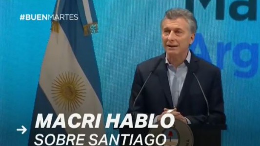 Mauricio Macri sobre el caso Santiago Maldonado: "Estamos trabajando y colaborando con la Justicia todo lo posible"