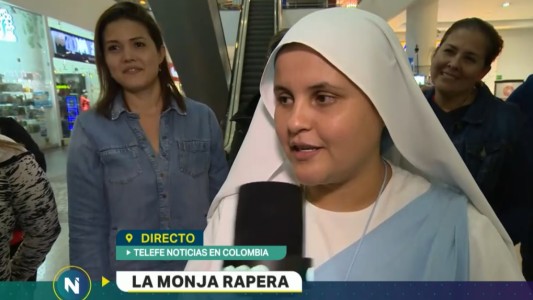 María Valentina, la monja rapera que le cantará al Papa en Colombia