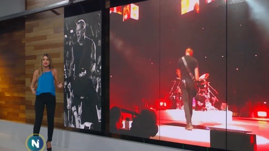 Líder de Metallica se cae dentro de un agujero en medio del escenario