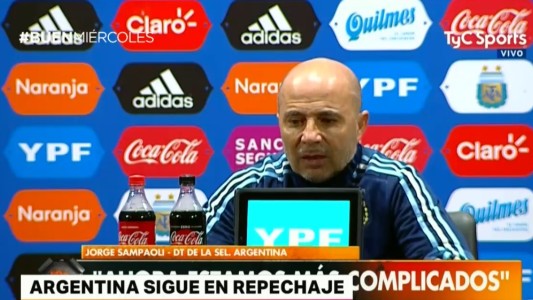 "Estamos más complicados", admitió Sampaoli tras el empate ante Venezuela