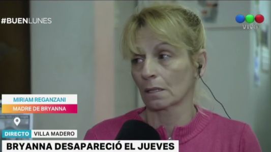 "Están buscando sin descanso", aseguró la mamá de Bryanna