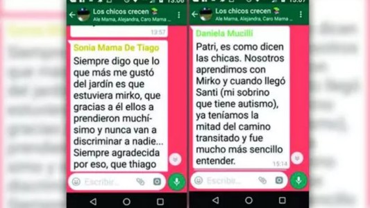 El viral que enorgullece: un grupo de madres agradeció que un nene con discapacidad curse con sus hijos
