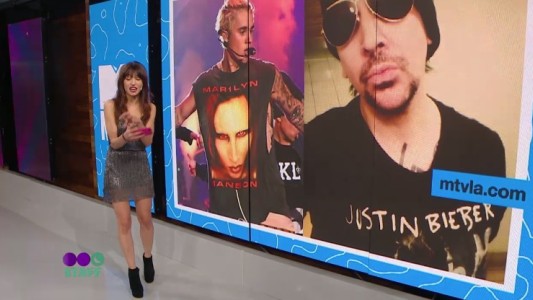 La pelea entre Justin Bieber y Marilyn Manson