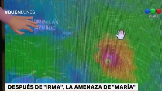 La tormenta tropical "María" se convirtió en un huracán y va camino al Caribe