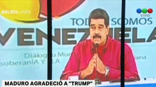 Maduro agradeció a Trump