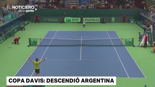 Tenis: Argentina descendió a la Zona Americana en la Copa Davis