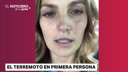 El conmovedor mensaje de una actriz herida en el terremoto de México