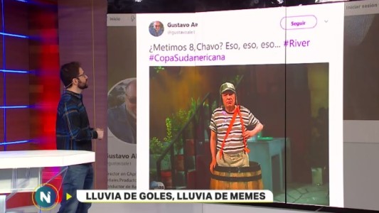 Lluvia de goles, lluvia de memes