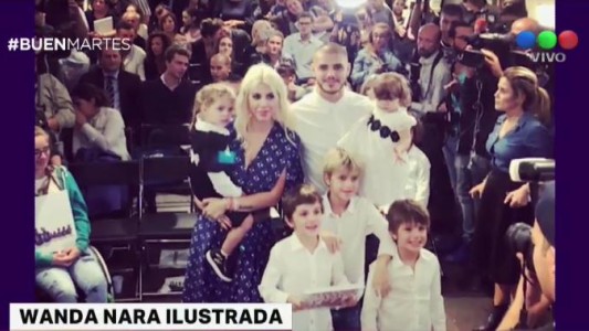 Wanda Nara ilustrada