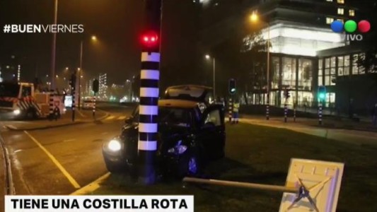 Sergio "Kun" Agüero sufrió un accidente automovilístico en Holanda