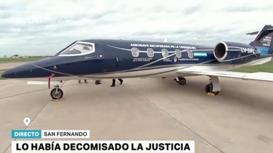 Entregan el avión de Lázaro Báez a la Policía Federal para combatir los delitos