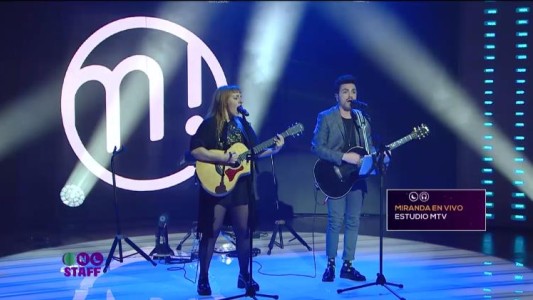 Miranda cantó "En esta noche" en Estudio MTV