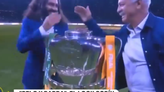 El extraño look de Juan Pablo Sorín