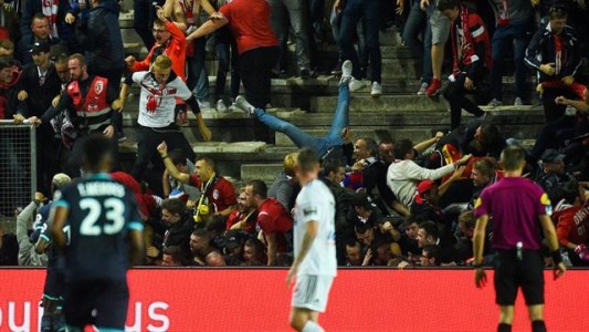 Francia: una avalancha tras un gol del Lille de Bielsa causó 18 heridos