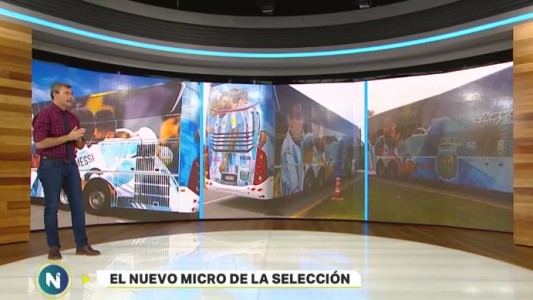 Así es el micro que usará la Selección en la última fecha de las Eliminatorias