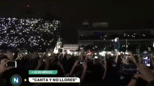 U2 interpretó "Cielito lindo" durante un show en México y emocionó a todos