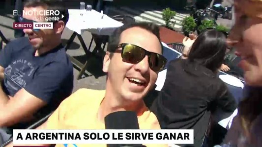 A Argentina sólo le sirve ganar: opiniones de la gente