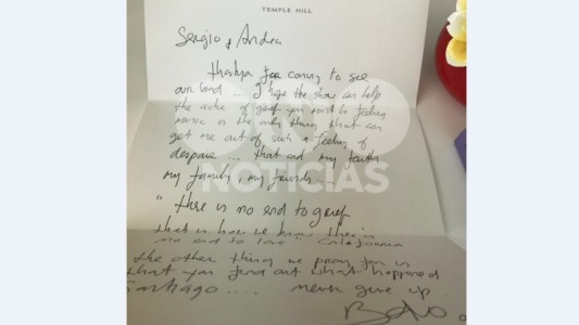 La emotiva carta de Bono al hermano de Santiago Maldonado