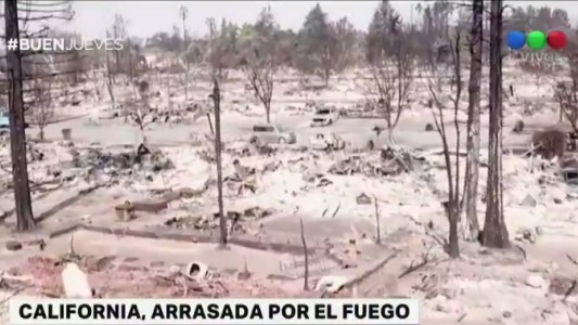 Las cenizas de California: impactantes imágenes de un drone