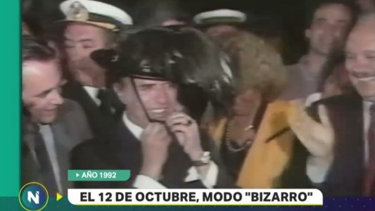 El 12 de octubre: "modo bizarro"