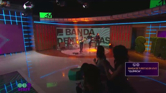 "Química": Banda de Turistas en el Estudio MTV