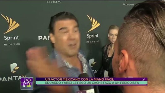 Hollywood: actor violento golpeó a un periodista durante una entrevista