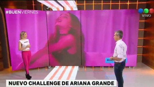 #StoolChallenge, el nuevo desafío viral de Ariana Grande