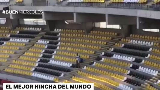 El mejor hincha del mundo: alienta solo a su equipo