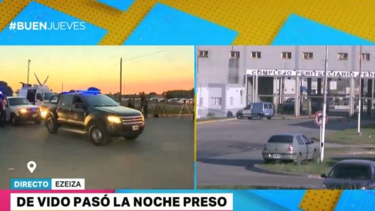 La primer noche de De Vido en el penal de Ezeiza