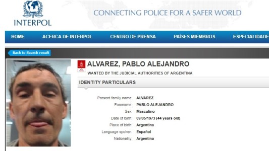 Intensifican la búsqueda del barra "Bebote" Alvarez