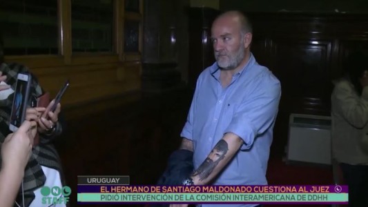 Sergio Maldonado ya lleva la cara de su hermano Santiago en la piel