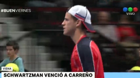 Schwartzman le ganó a Carreño en Viena