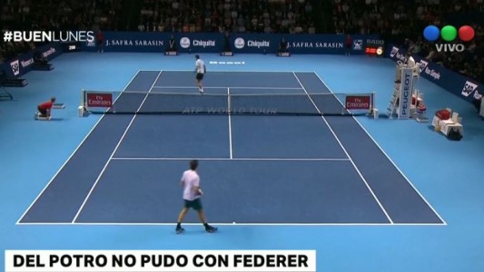 El enojo de Del Potro con el público en la final de Basilea
