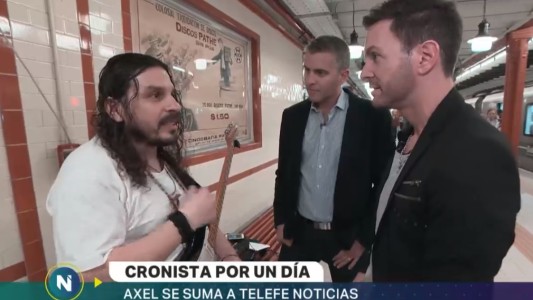 Cronista por un día: Axel recorrió los subtes para conocer a los artistas urbanos