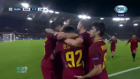 El particular festejo de un argentino en la Champions League