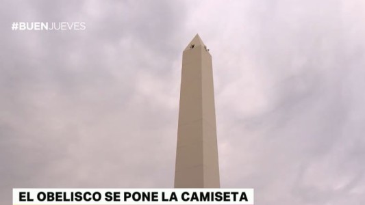 El Obelisco se pone la camiseta... ¿será la tuya?