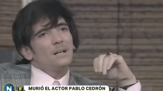 Murió el actor Pablo Cedrón