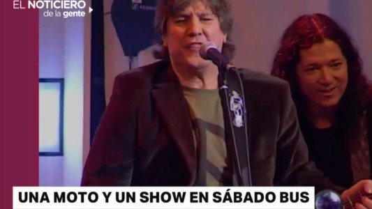 Boudou, preso: una moto y un show en sábado bus