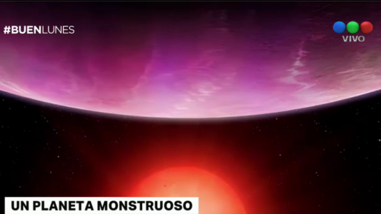 Descubren un planeta monstruoso