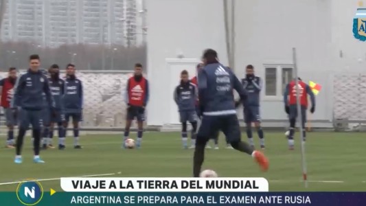 La Selección se prepara antes del amistoso con Rusia