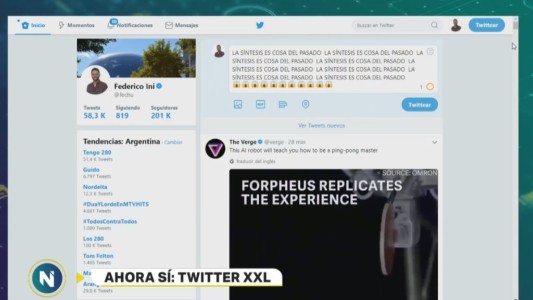 Ahora sí: Twitter habilitó los 280 caracteres para todos