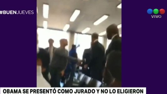 Obama se presentó como jurado pero no fue seleccionado