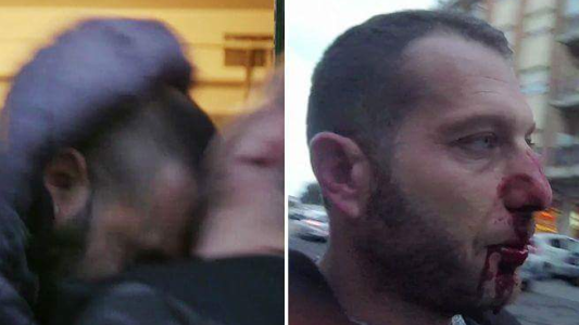 Italia: un periodista fue brutalmente agredido por un mafioso en medio de una entrevista