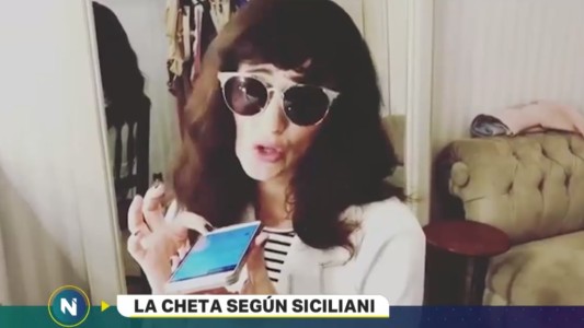 Griselda Siciliani imitó a "la cheta de Nordelta"