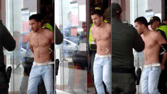 Quiso robar un banco, lo detuvieron y enamoró a todos en las redes sociales