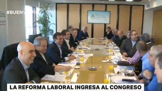 La reforma laboral ingresa al Congreso