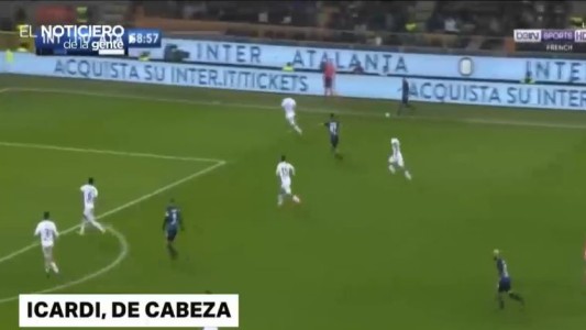 Doblete de cabeza de Icardi