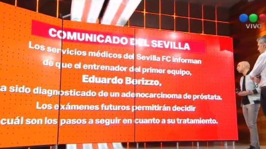 Conmoción en el fútbol español: Toto Berizzo sufre cáncer de próstata