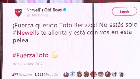 Mensajes de apoyo a Berizzo