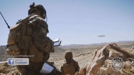 De no creer: marines filmaron un OVNI gigante en el desierto de Arizona